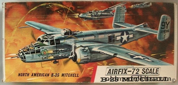 Airfix 1/72 B-25 Mitchell - B-25J / B-25H / B-25J Gun Nose Mitchell, 485 plastic model kit
